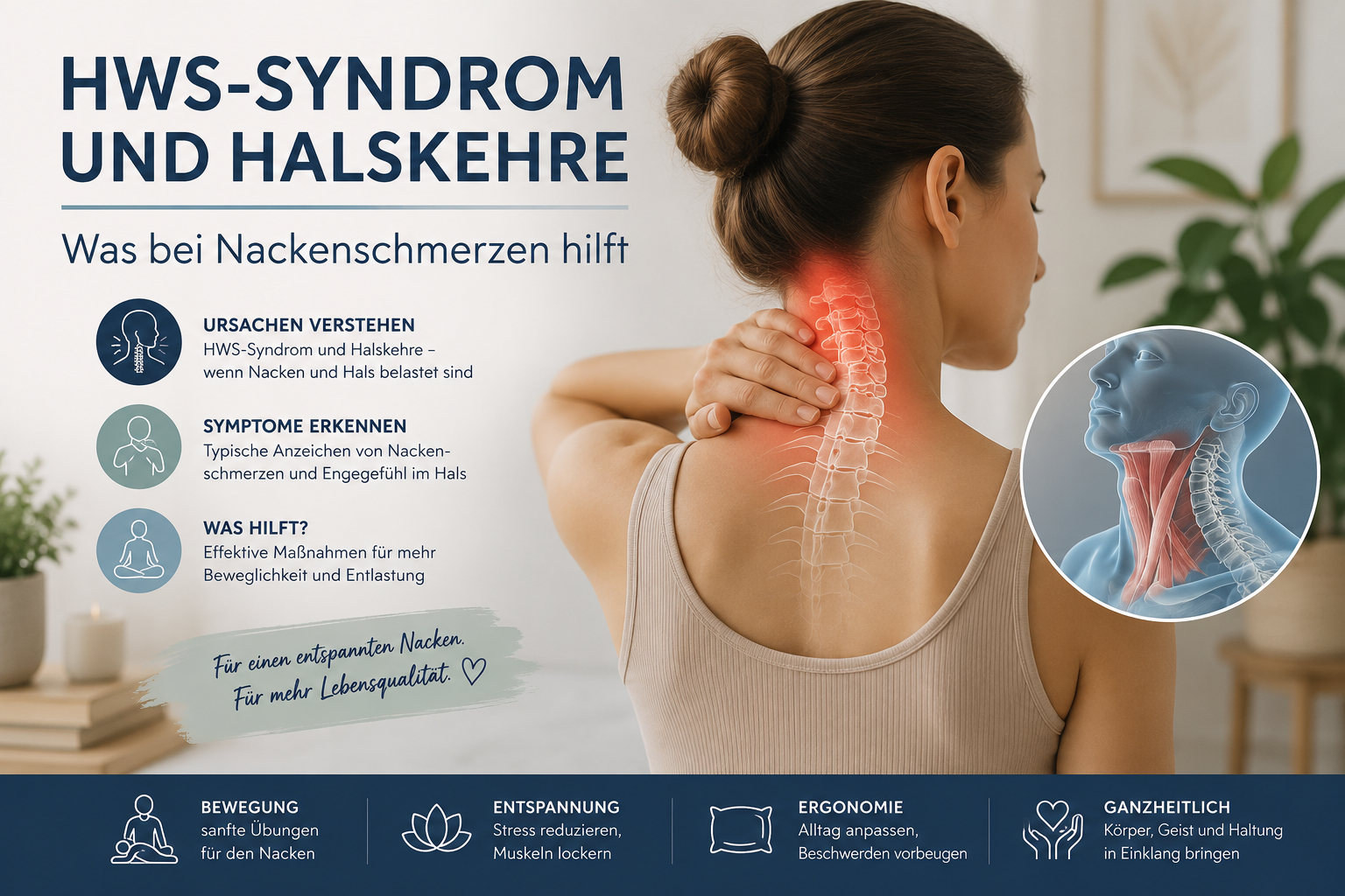 HWS-Syndrom und Halskehre – Was bei Nackenschmerzen hilft
